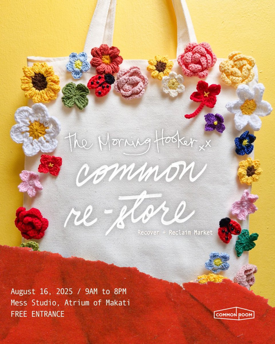ICYMIㅡwe've got a new date for Common Re-Store!! See you there 🧶