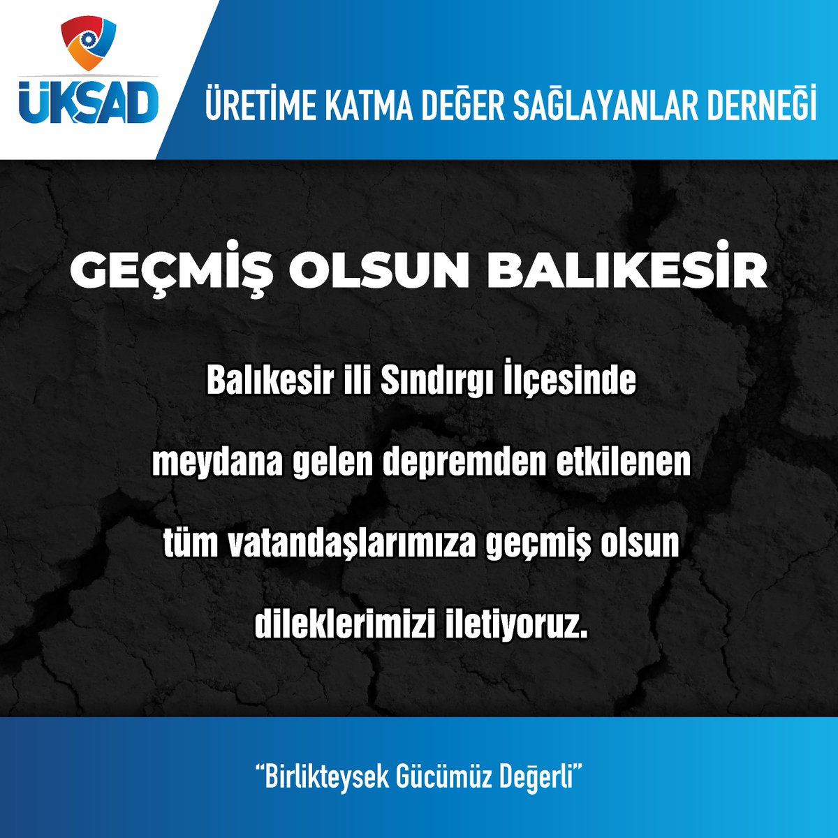 Balıkesir ili Sındırgı ilçesinde meydana gelen depremde hayatını kaybeden vatandaşlarımıza Allah’tan rahmet, yaralılarımıza acil şifalar diliyoruz. 
-
"Geçmiş olsun Türkiye"
.
.
.
.
.
.
.
.
.
.
.
.
.
.
.
.
.
.
.
.
.
.
#üksad #uksaddernek #deprem #sallandık #balıkesir #sındırgı
