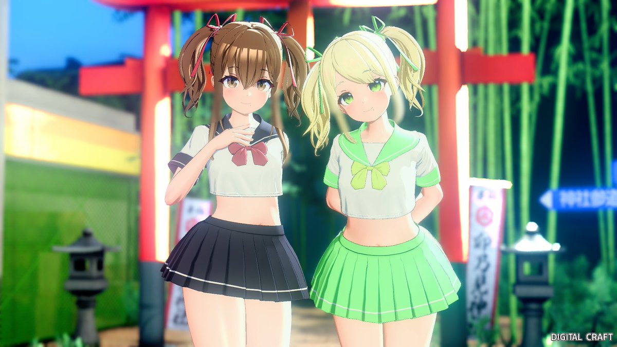 #うちの子色違い
瞳と前髪変更して、色変えただけなんだけどね。
SD「夏休みの始まり」を、お借りしました。
#サマすく　#ILLGAMES