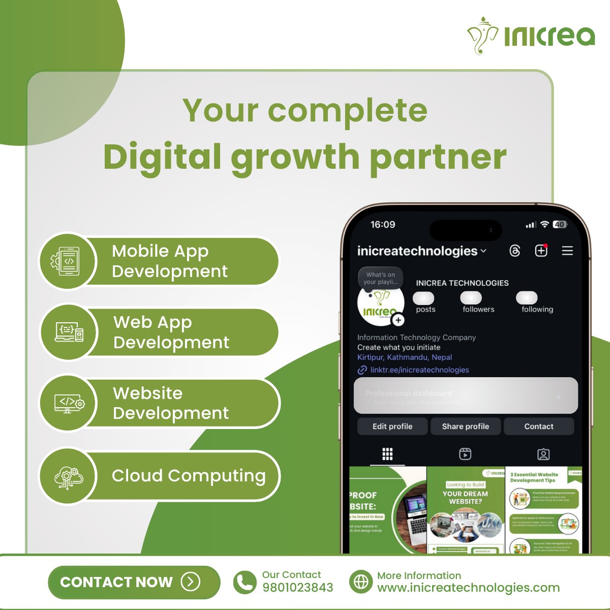 inicreatech's tweet image. Empowering Your Business to Grow and Thrive with Inicrea Technologies.
We combine cutting-edge technology, creative design, and smart strategies to help your brand stand out, scale up, and succeed in today’s competitive market.
#InicreaTechnologies #BusinessGrowth #TechInnovation