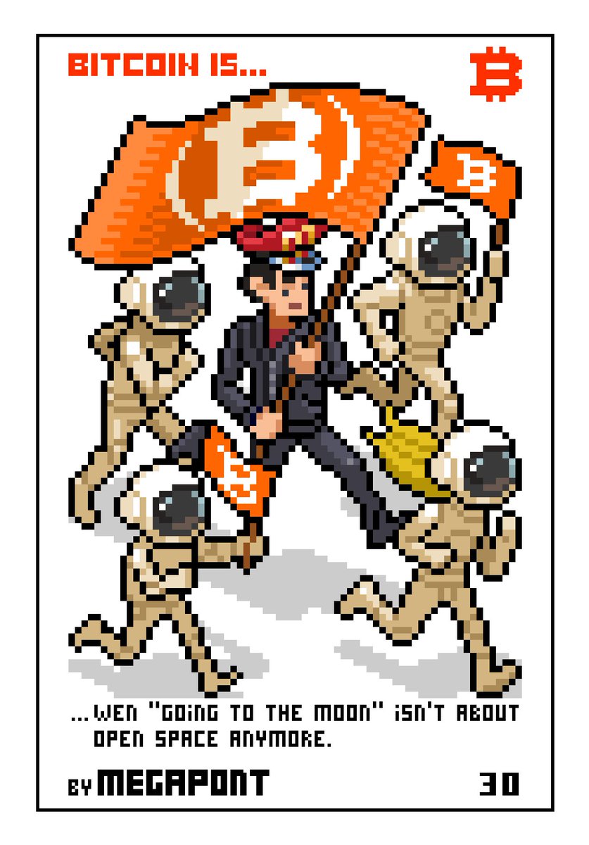GM ❤️‍🔥 MegaPunks!

Bitcoin is…. when "going to the moon" isn't about open space anymore.
