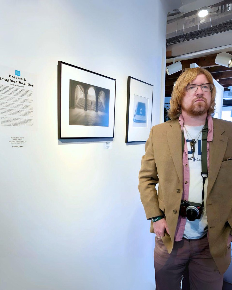 #AgoraArtistOnTheMove: Evan William Plunkett’s evocative work “Linger” was recently featured in DREAMS AND IMAGINED REALITIES, curated by juror Emma Powell, at PhotoPlace Gallery in Middlebury, VT (June 2025). Congratulations, Evan!

Learn more: art-mine.com/artists/evan-w…