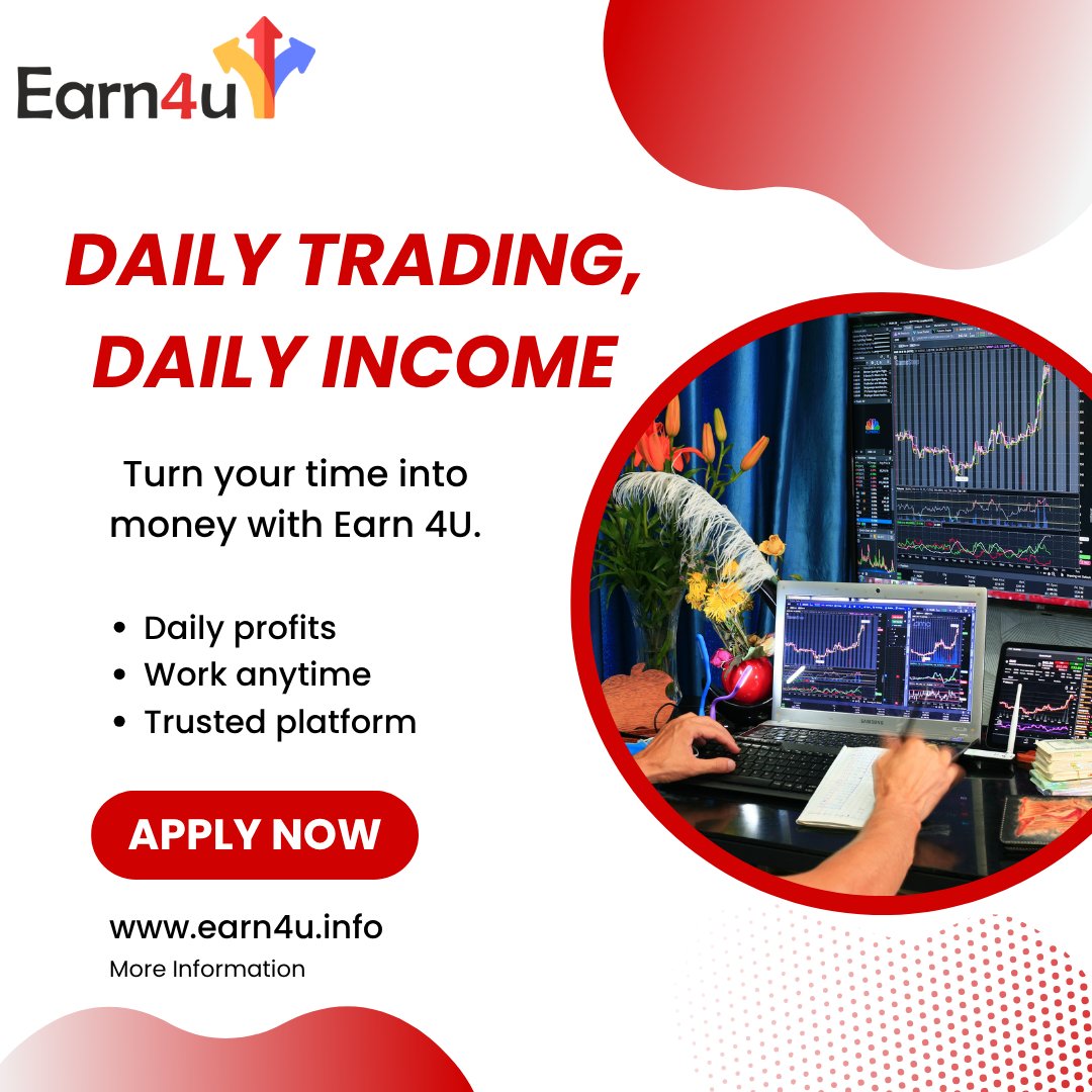 earn_4u's tweet image. Daily trading, daily income — it’s that simple with Earn 4U.
Turn your time into real money and start building your daily earnings today.
💸 Join Today – earn4u.info

#Earn4U #DailyIncome #TradingMadeEasy #SmartEarnings #EarnDaily #FinancialFreedom #TradeToEarn