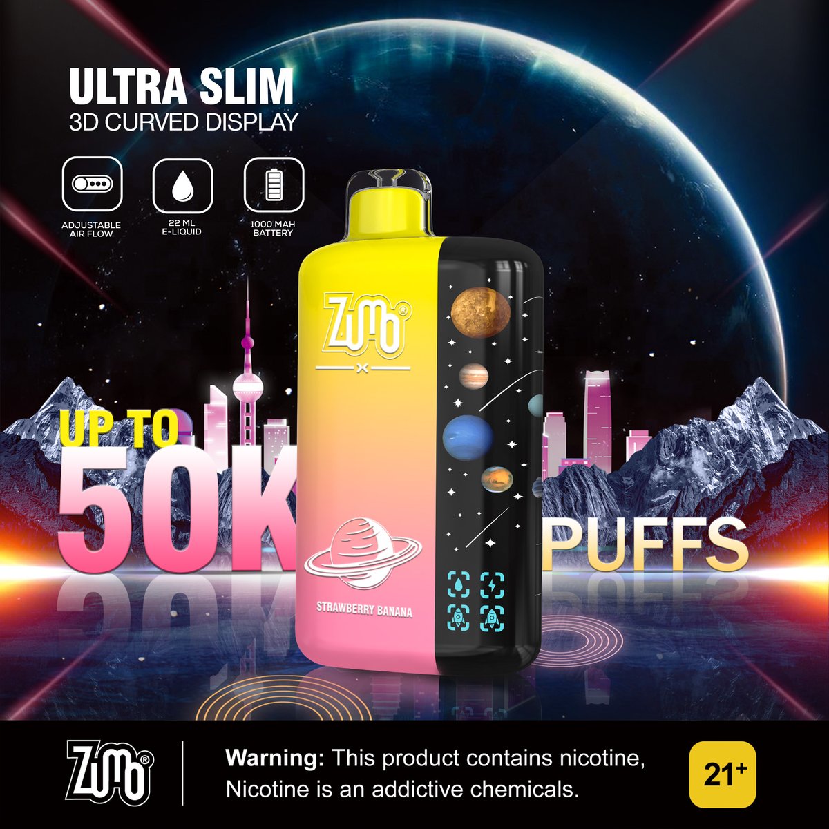 3D screen. Dual mode. 22ml e-liquid. Meet Zumo ULTRA, where style meets insane endurance. 🚀⚡

⚠️Must be 21+           
#zumovape #VapeCommunity #vape #vaping #Smartvape #vapeshop #vapes #vapefam #relax #ice #vapelover #vape放出