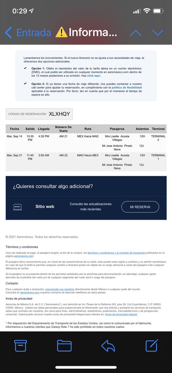 japinelo's tweet photo. @Aeromexico a quien le creemos??? O a tu gente de mostrador? https://t.co/cgoACFBroA