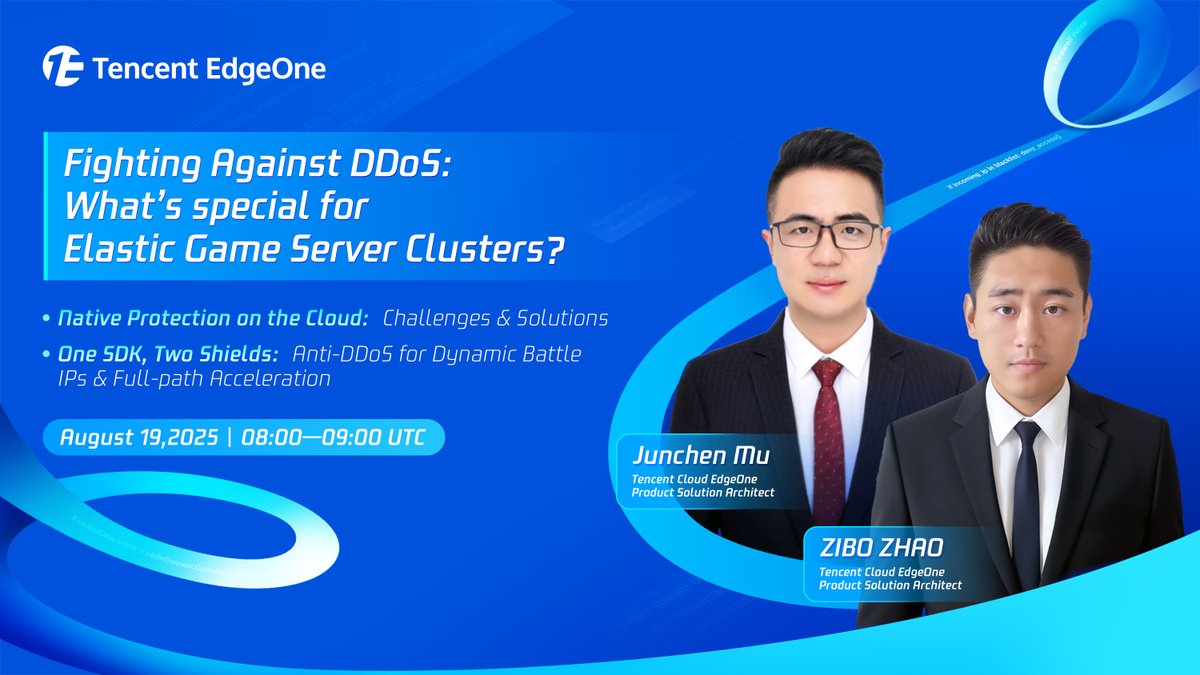 🎮 Struggling with #DDoS protection for your elastic battle servers?
Join our live webinar to discover cost-effective solutions. 
Key topics include:
1. Challenges for #game  Operators fighting DDoS attacks
2. Proxying Battle Servers for their Entire Life Cycles
3. Tunneling