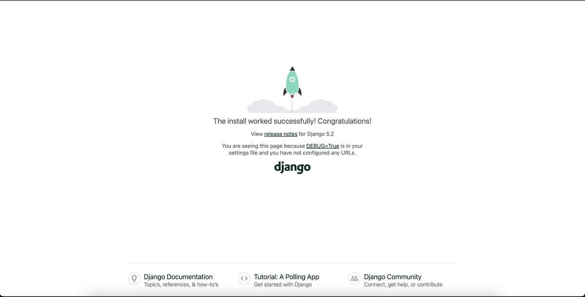 heyyamith's tweet image. Started with @djangoproject ....

Let&apos;s see how it goes and what I can build...

#pythonlearning #pythonproject #django #webframework