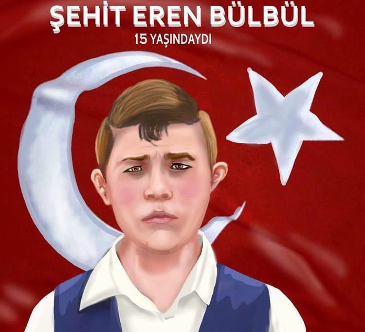 Çanakkale'de 15'li, Ankara'da Ömer Halisdemir, İzmir'de Fethi Sekin, Trabzon'da Eren Bülbül olabilmekti yurdu yaşatmak! 

#Ereniyikivarsin