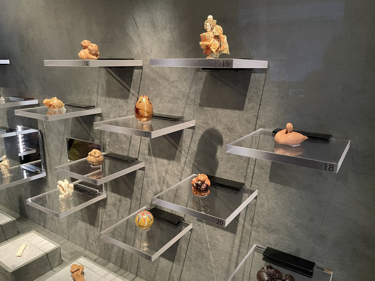 uenokuromon's tweet image. ちょっと待って！トーハクの高円宮コレクションの根付がどれも可愛すぎてヤバい…