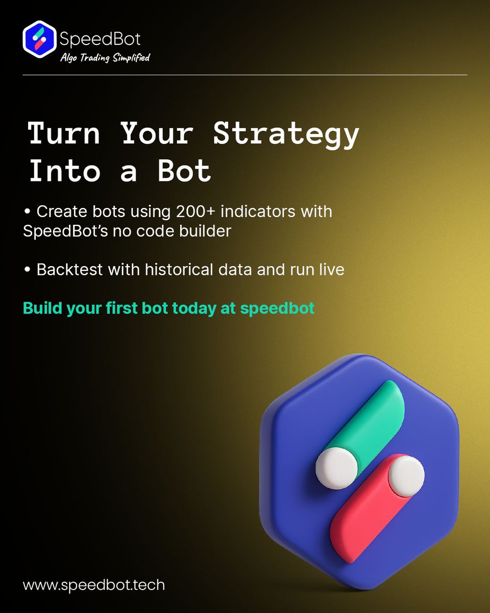 SpeedbotT's tweet photo. Why chase trades when tech can do it for you?
.
.
#MarketUpdate #investor #investing #stocks #Nifty #Sensex #StockMarket #NSDL #ICICIBank #TataMotors #speedbot https://t.co/GkTgSyz3rp