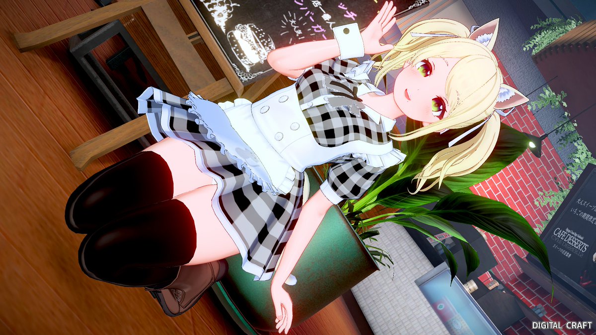 似合うんだよ、これが。
#サマすく　#ILLGAMES