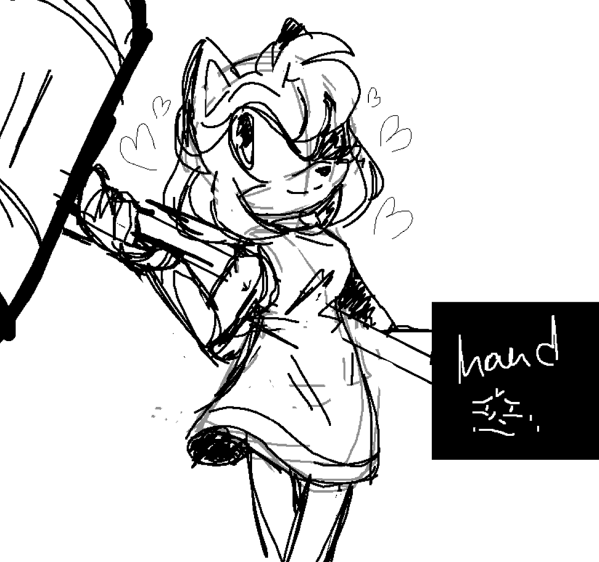 Sometimes you just gotta open the old art program and draw Amy Rose like the good old days