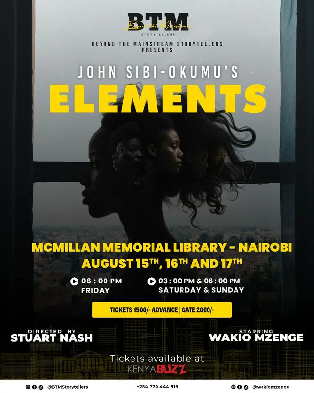 KenyaBuzz's tweet photo. Your week just got exciting! 🎉 ✨ Swipe through to see what’s in store and make your plans now. 💫
Tickets available 🎟️:
https://t.co/XyTqDKf83z
#EventsThisWeek #DontMissOut https://t.co/Tk2cpQbqDM