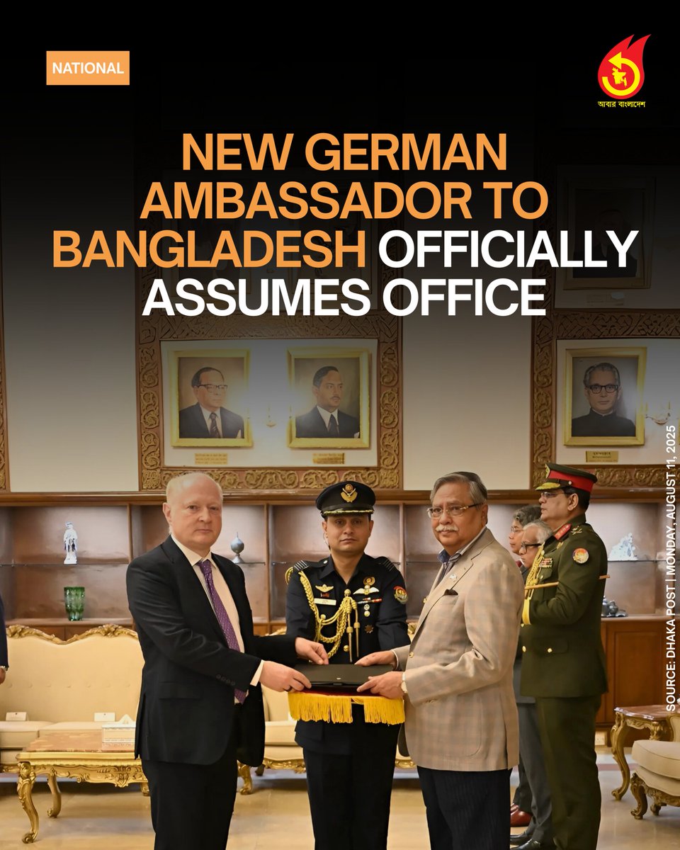 abarbangladesh's tweet image. New German Ambassador to Bangladesh Officially Assumes Office!!

#abarbangladesh #Dhakapost