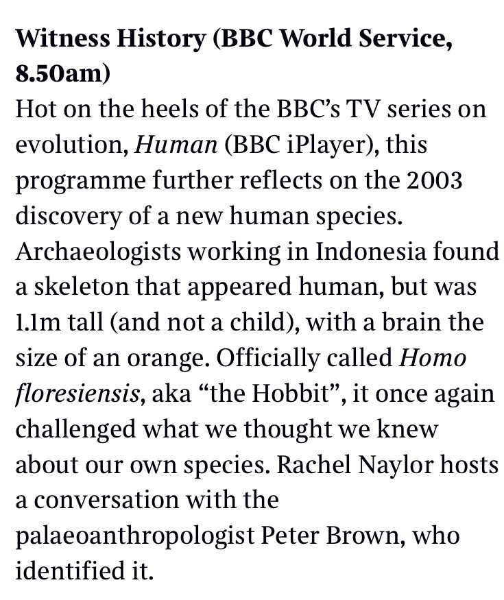 Rachel Naylor (@rhenaylor) on Twitter photo 🙏 Thanks for selecting my programme about the Hobbit for 'The best podcasts of the week' <a href="/thetimes/">The Times and The Sunday Times</a> <a href="/EmmaBullimore/">Emma Bullimore</a> !
📻 Listen to the episode from Wednesday: bbc.co.uk/programmes/w3c… 🙏 Thanks for selecting my programme about the Hobbit for 'The best podcasts of the week' <a href="/thetimes/">The Times and The Sunday Times</a> <a href="/EmmaBullimore/">Emma Bullimore</a> !
📻 Listen to the episode from Wednesday: bbc.co.uk/programmes/w3c…