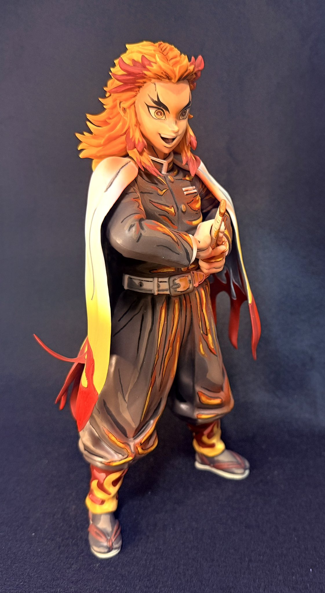 鬼滅の刃　煉獄さん　フィギュアリペイント Yahoo!オークション - 鬼滅の刃 リペイント フィギュア 煉獄杏