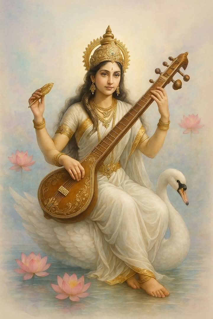 सरस्वती मैया के अद्भुत अलौकिक दर्शन