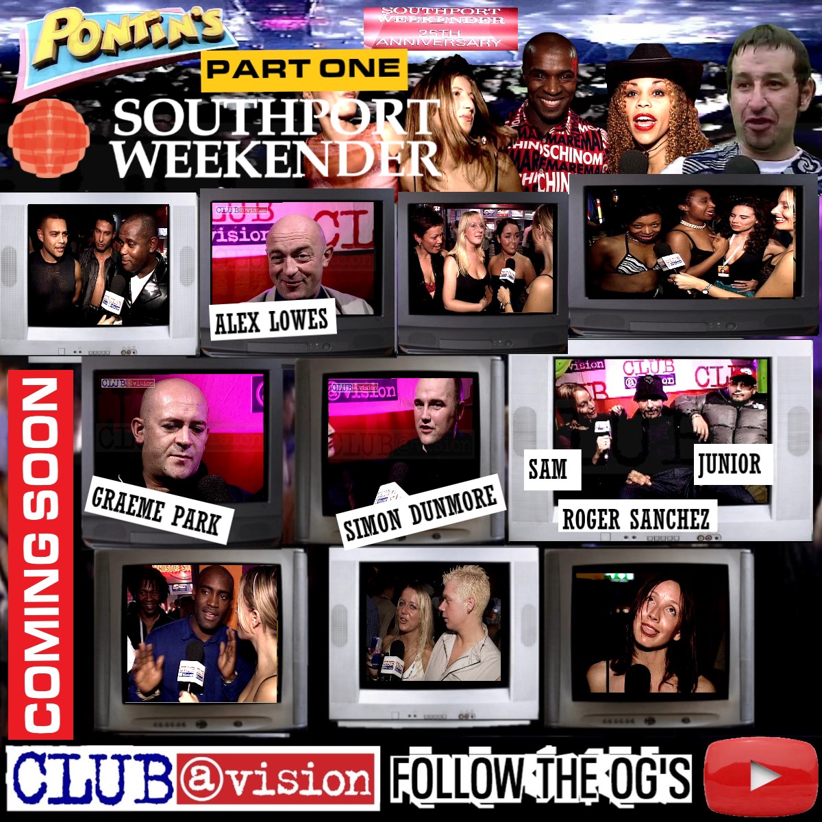 CLUBAVISION's tweet photo. Some call it the best weekender across the globe and they are not wrong matey! We celebrated SPW 25 back in '99, were you there? #southportweekender #clubavision #rogersanchez #juniorsanchez #graemepark @SimonDunmore @DefectedRecords @nickyholloway https://t.co/XSTEoSStkw