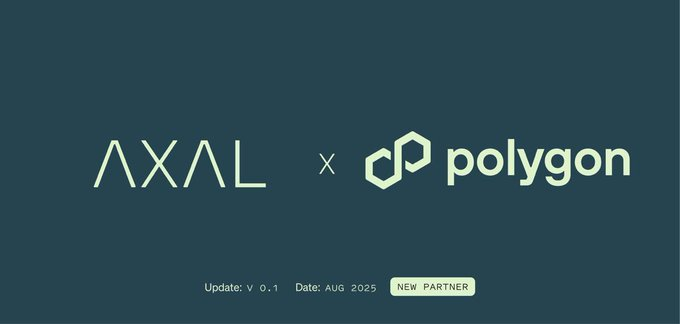 Polygon_Space1's tweet photo. ⚡️ @getaxal has partnered with @0xPolygon to offer the same automation benefits—now with lower gas fees and faster rebalancing.
💥 This collaboration enables #Axal to deliver high, fragmented yields across platforms, making them accessible to a broader audience through #Polygon’s infrastructure.
📌 #Axal is a non-custodial, automated stablecoin savings account offering 6–10% APY by optimizing across leading DeFi protocols.
🔽VISIT
https://t.co/R7cQjUIyrH