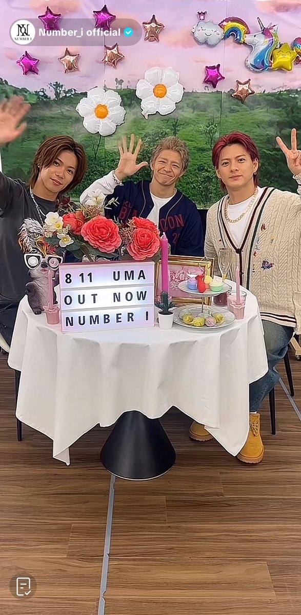 y_happy_chan's tweet photo. 何この可愛い人たち♥️🩵💜

#UMA宇宙TAKEOVER
#Number_i
#number_i_未確認領域 https://t.co/wX1FWd8cAK
