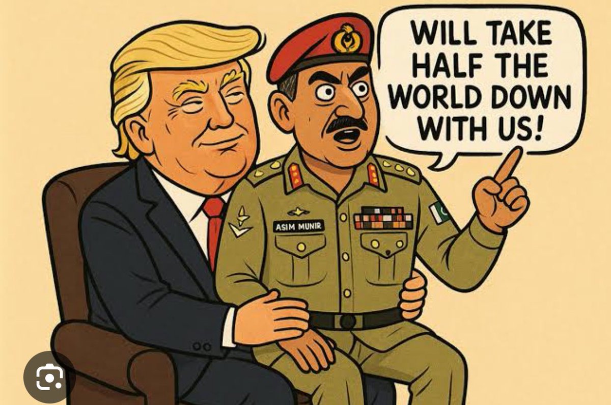 aishkapoor's tweet photo. Man is a joke #asimmuneer #trump #pakistan #nuke https://t.co/XeyCMMBqwt