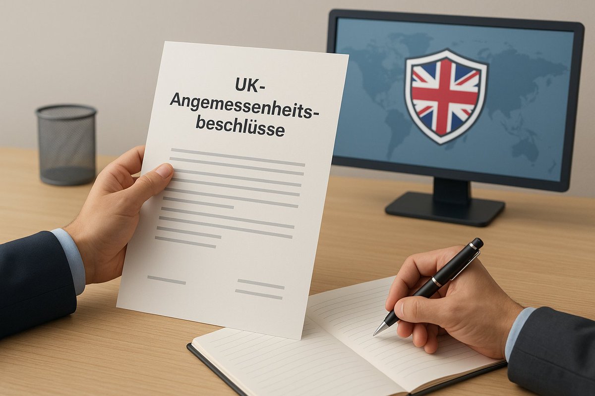 🇪🇺🇬🇧 EU-Kommission will #Angemessenheitsbeschluss für Großbritannien verlängern:
UK-Datenschutz bleibt laut des Entwurfs weiterhin „im Wesentlichen gleichwertig“ zur #DSGVO – trotz Änderungen durch den #DUAAct. datenschutzticker.de/2025/08/entwur…
#Privacy #UK #GDPR