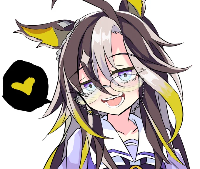 Predator's Eyes It seems the trainer has nowhere to run. #umamusume