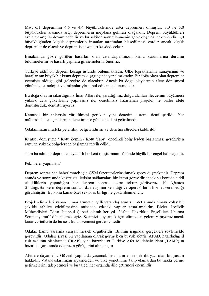 Jfmoistanbul's tweet photo. İSTANBUL’DA HİSSEDİLEN BALIKESİR SINDIRGI MERKEZLİ MW: 6,1 DEPREMİ HAKKINDA BİLGİ NOTU https://t.co/lSvMJUEEJ5