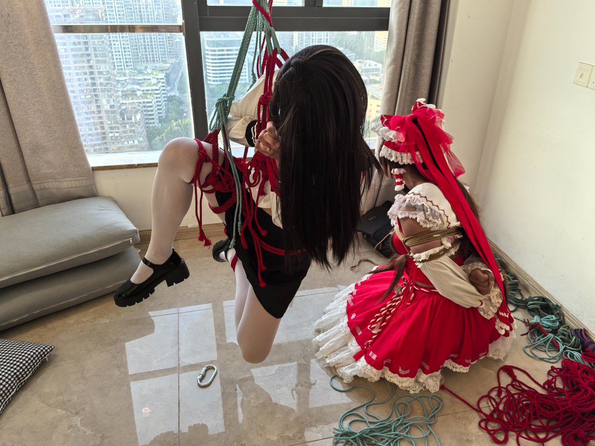 0591LB's tweet photo. 报告！我已完成八种空中变姿大学习~
M:群友亚斯娜，熊二
#倒吊 #绳艺 #福州 #bondage https://t.co/2ZEciccHJO
