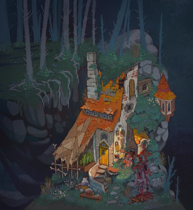 Hey, I've just posted a bunch of "recent" artworks on artstation with timelapses, check 'em out.
