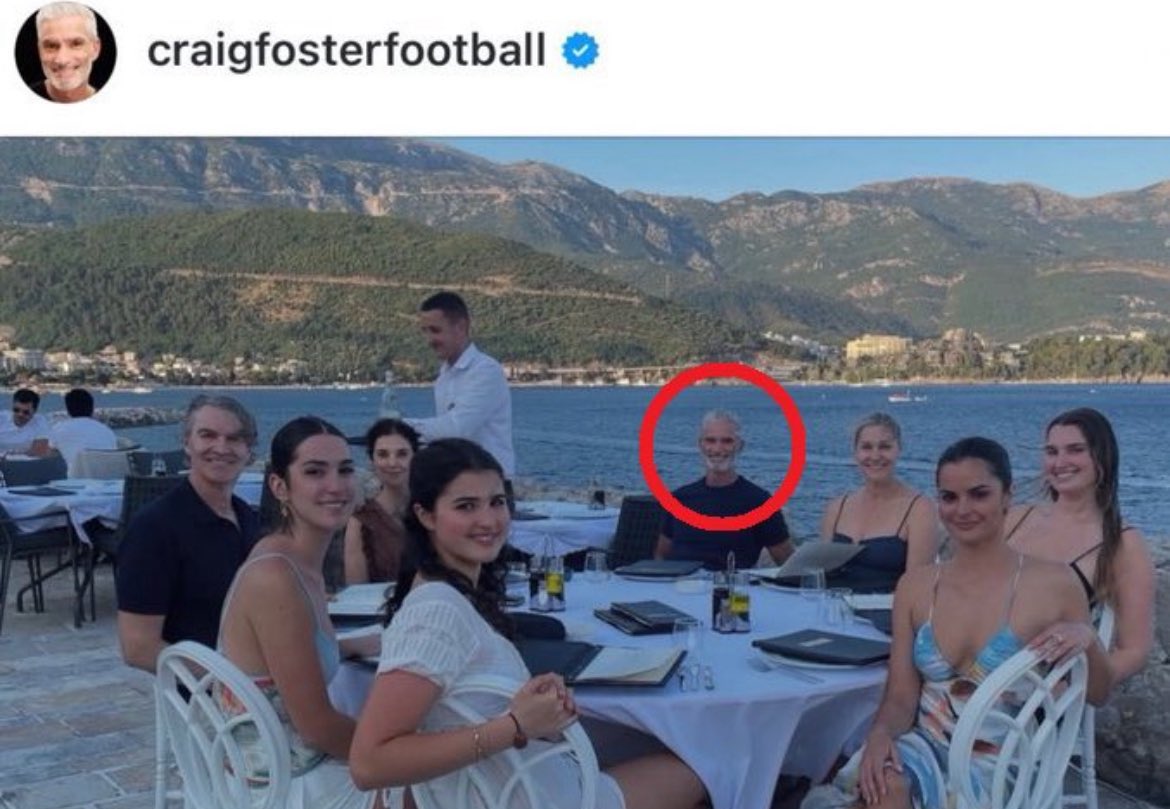 GAV679's tweet photo. @Craig_Foster “Staying in suites in the most opulent hotels, eating at the finest restaurants” https://t.co/JRvAeCiVfZ