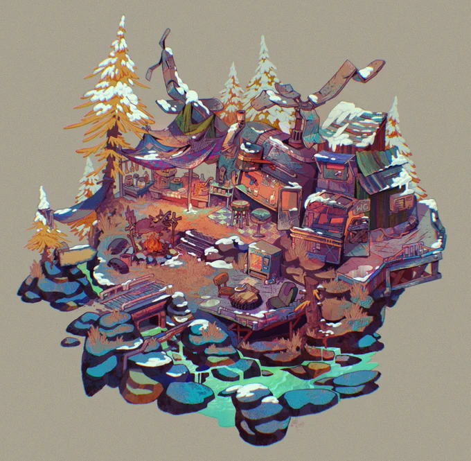Hey, I've just posted a bunch of "recent" artworks on artstation with timelapses, check 'em out.
