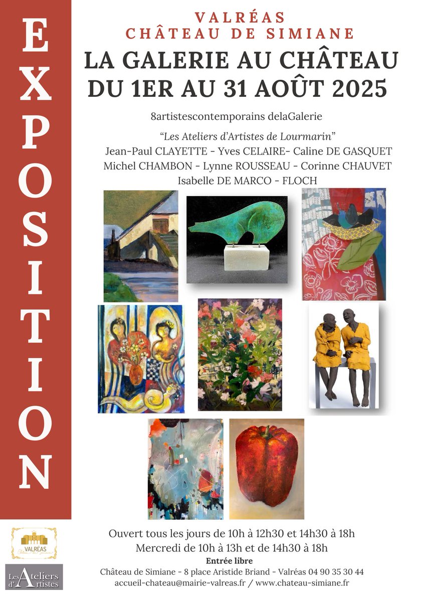 #AgoraArtistOnTheMove: Isabelle De Marco shares intimate moments from her July solo show in Obernai, France. From Aug 1–31, 2025, she proudly joins a collective exhibition with fellow Lourmarin gallery artists. Congratulations, Isabelle!

Learn more: art-mine.com/artists/isabel…