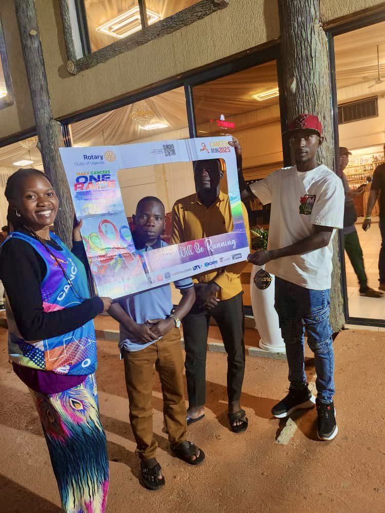 Rct_Kansanga's tweet image. 💙 Team RAC Kansanga (In-Formation) showed up yesterday for the Cancer Run Activation with all Sunday clubs at RAC Kabalagala — and guess what? 

One of our own won a FREE kit 🏃‍♂️🎉 thanks to his consistent contributions during the activation! #CancerRun2025 #RotaractInAction