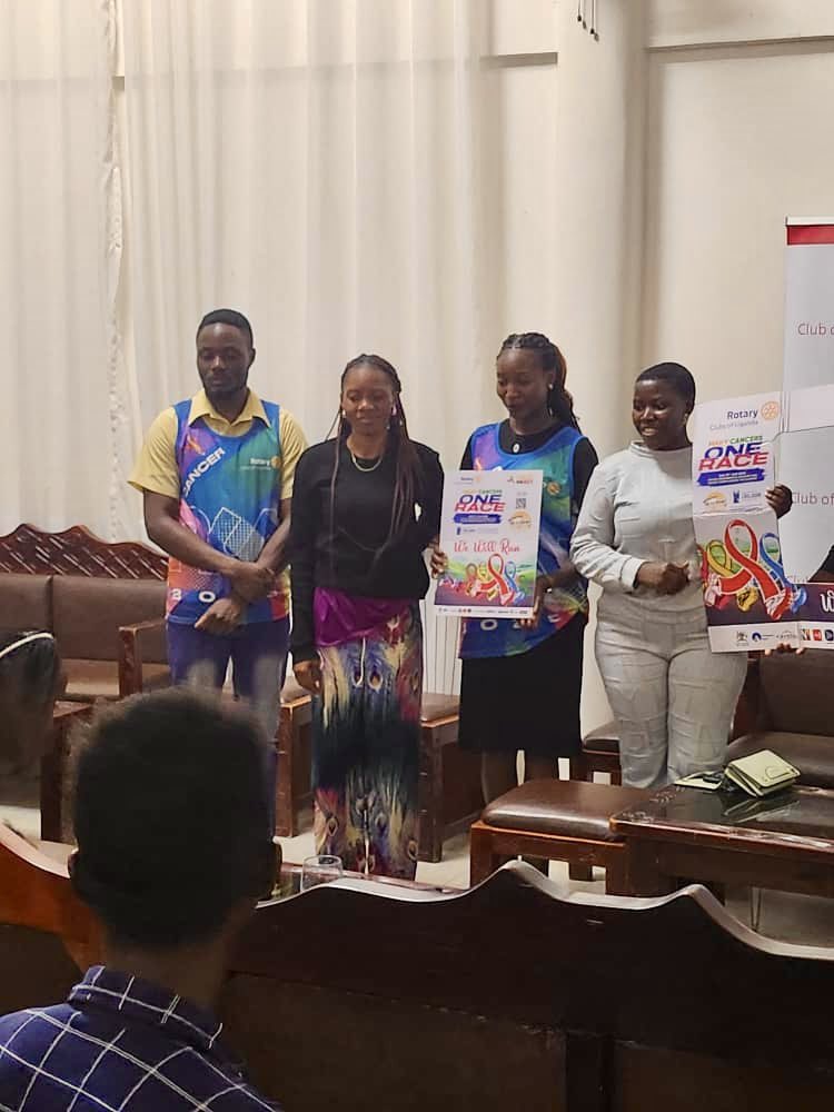 Rct_Kansanga's tweet image. 💙 Team RAC Kansanga (In-Formation) showed up yesterday for the Cancer Run Activation with all Sunday clubs at RAC Kabalagala — and guess what? 

One of our own won a FREE kit 🏃‍♂️🎉 thanks to his consistent contributions during the activation! #CancerRun2025 #RotaractInAction