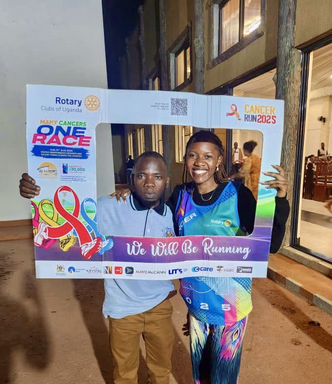 Rct_Kansanga's tweet image. 💙 Team RAC Kansanga (In-Formation) showed up yesterday for the Cancer Run Activation with all Sunday clubs at RAC Kabalagala — and guess what? 

One of our own won a FREE kit 🏃‍♂️🎉 thanks to his consistent contributions during the activation! #CancerRun2025 #RotaractInAction