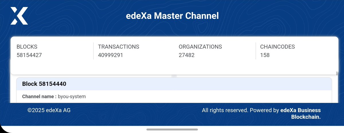 the edeXa Hybrid Explorer is Wild, really. 

​i've been spending a lot of time digging into the edeXa Hybrid Explorer, and honestly, it’s not what I expected. 

it’s so much more than just a place to see transactions.

​this thing is the beating heart of the edeXa blockchain.