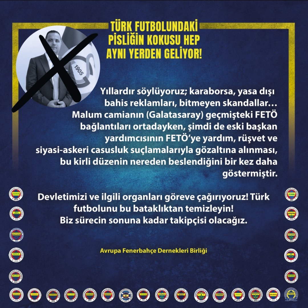 Hollanda Fenerbahçeliler Derneği tweet media