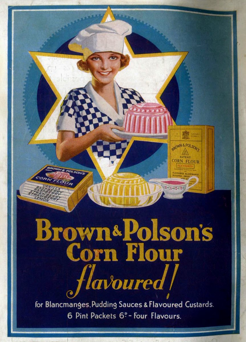 LRonLacy's tweet photo. In #AUGUST 1930
‘Brown & Paulson’s Corn Flour - Flavoured!’
August 1930
#illustration #illustrationart #illustrationartists #blancmanges #pudding #custard https://t.co/IDnxqwUmPR