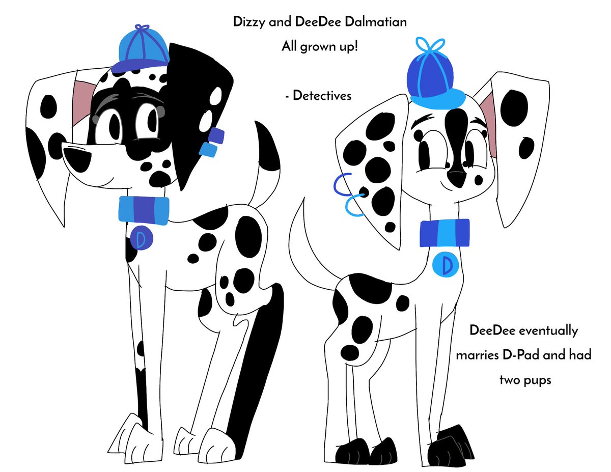 ๐ฎ๐พ Della Dalmatian ๐พ๐ฎ (DarkCult Shipper ๐๐ค) (@vistariev) on Twitter photo Dizzy and DeeDee ๐๐ฉต
They reduced their childish personalities and they became detectives.
DeeDee is married to D-Pad. (OC by <a href="/Whitewolf20XX/">Whitewolf ๐บ</a>)
#101DS #101DalmatianStreet #101FS #101FutureStreet Dizzy and DeeDee ๐๐ฉต
They reduced their childish personalities and they became detectives.
DeeDee is married to D-Pad. (OC by <a href="/Whitewolf20XX/">Whitewolf ๐บ</a>)
#101DS #101DalmatianStreet #101FS #101FutureStreet