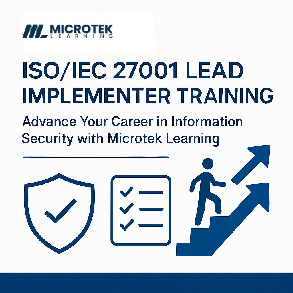 MicrotekLearn's tweet image. 🚀 Ready to lead in #InfoSec?

Join our ISO/IEC 27001 Lead Implementer training and master key skills to protect your organization&apos;s data &amp;amp; ensure compliance.

lnkd.in/dpyCqwTD

Secure your spot today!
#MicrotekLearning #Cybersecurity #ISO27001 #Compliance