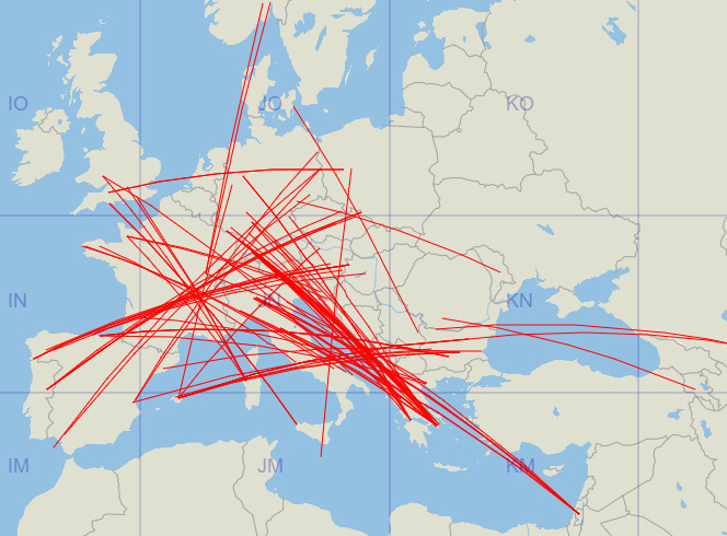 The animated maps of the 2m Sporadic-E events in Europe on August 5th and 9th are available at dxmaps.com/esmaps.html

Non-animated maps are also available at dxmaps.com/esmapsf.html

#SporadicE #vhf #2mband #144Mhz