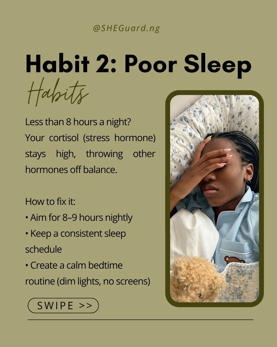 faiytth_'s tweet photo. Day 3 of the SMM Challenge by @mayo_naisee
I created an educational carousel for SHEGuard. Swipe to see how your everyday habits affect your hormones.
#SMMProject https://t.co/Wn5XR5UeC5