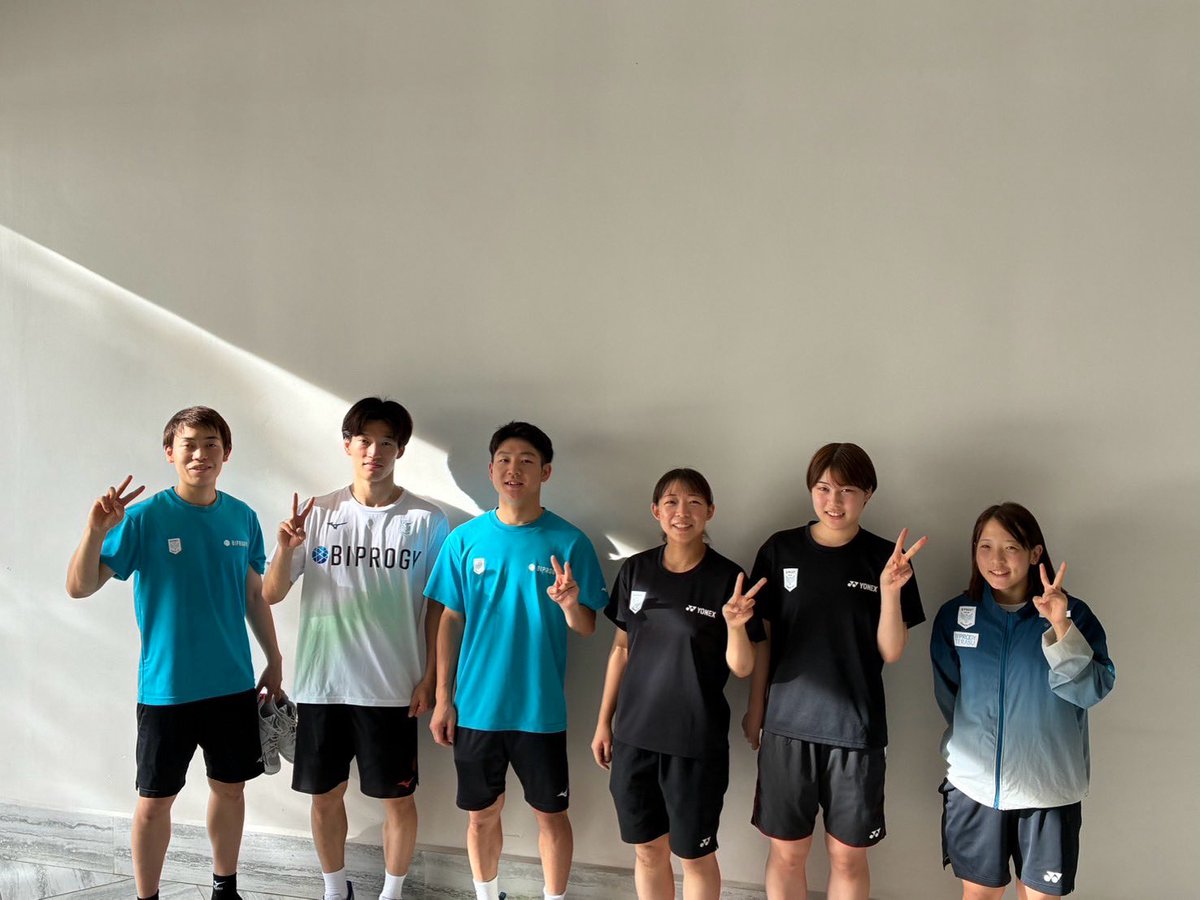 CENTURY INSURANCE Saipan International 2025

明日から試合が始まります！
応援よろしくお願いします📣

#BIPROGY
#BIPROGYバドミントンチーム
#バドミントン
#西大輝
#熊谷翔
#沖本優大
#坂井叶
#松田仁衣菜
#砂川温香