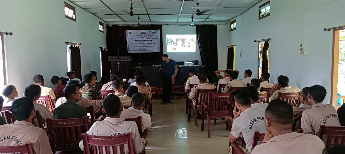 Orang NP&amp;TR, in collaboration with AWRRO, held a special capacity-building training for staff on snake identification &amp; ethical rescue techniques for snakes and small mammals on 10.08.2025. 
<a href="/CMOfficeAssam/">Chief Minister Assam</a> <a href="/cmpatowary/">Chandra Mohan Patowary</a> <a href="/assamforest/">Assam Forest Department</a> <a href="/ntca_india/">National Tiger Conservation Authority</a> <a href="/mkyadava/">mkyadava</a> <a href="/pradiptabaruah/">pradipta baruah</a>