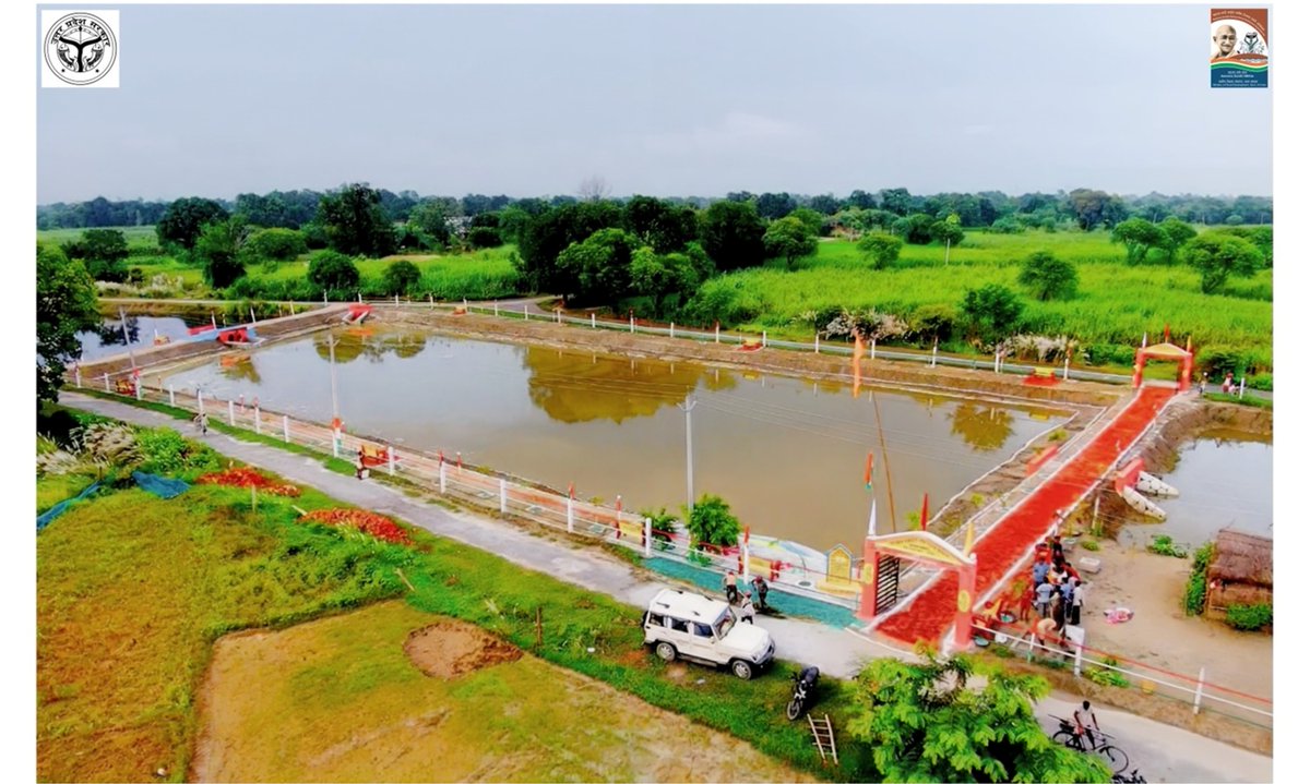 MoRD_GoI's tweet photo. In a major step towards sustainable water conservation, block-level and above officials of Mahatma Gandhi NREGA are adopting one #AmritSarovar each!

This initiative will not only ensure the sustained upkeep of these vital water bodies but also their transformation into exemplary models of participatory efforts.

Stay tuned to see how your local sarovars are being revitalized!

#MoRD #SchemesofRD #IndependenceDay #MahatmaGandhiNREGA #महात्मा_गांधी_नरेगा #अमृत_सरोवर