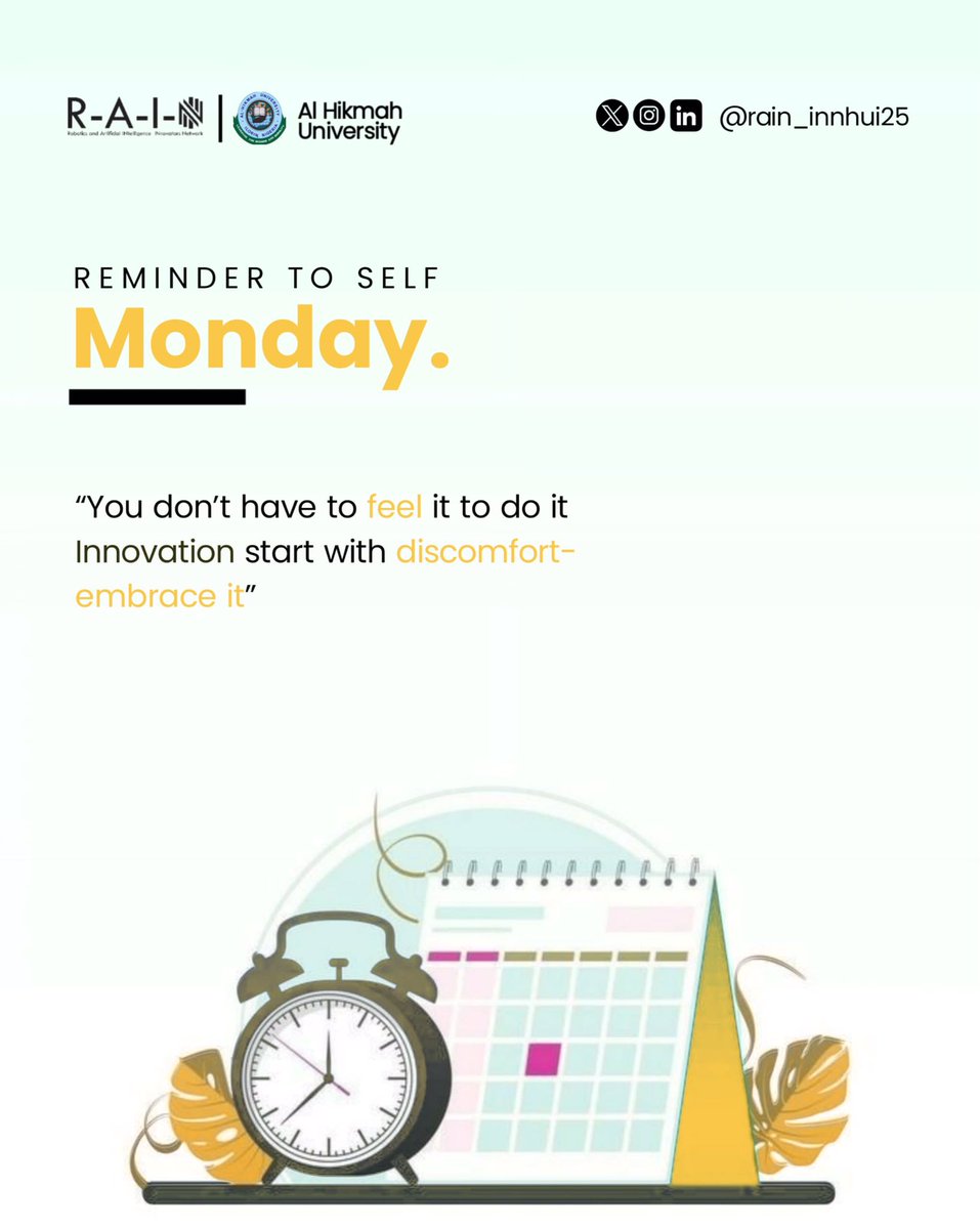 raininn_hui25's tweet photo. *Growth truly begins where comfort ends…*
A reminder to stay out of your comfort zone and be productive 🌚
*Happy new week* 🤭

#raininnhui
#newweekproductivity
#AICommunity https://t.co/NGTcjzBatl