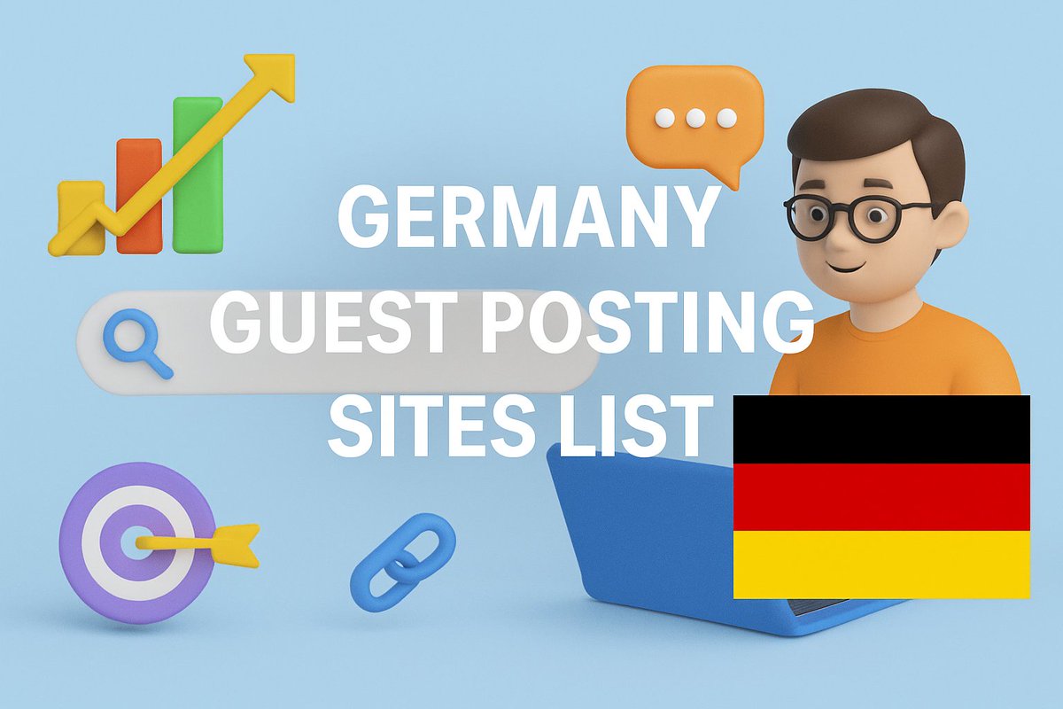 s4sonusingh's tweet photo. Germany Guest Posting Sites List [Updated]

🔗 https://t.co/M3A5OAQ6nn

#GuestPosting #GermanySEO #SEOTips #LinkBuilding #Backlinks #DigitalMarketing #SEOGermany #ContentMarketing #BloggingTips #SEOGuide https://t.co/VHliNuVyDa