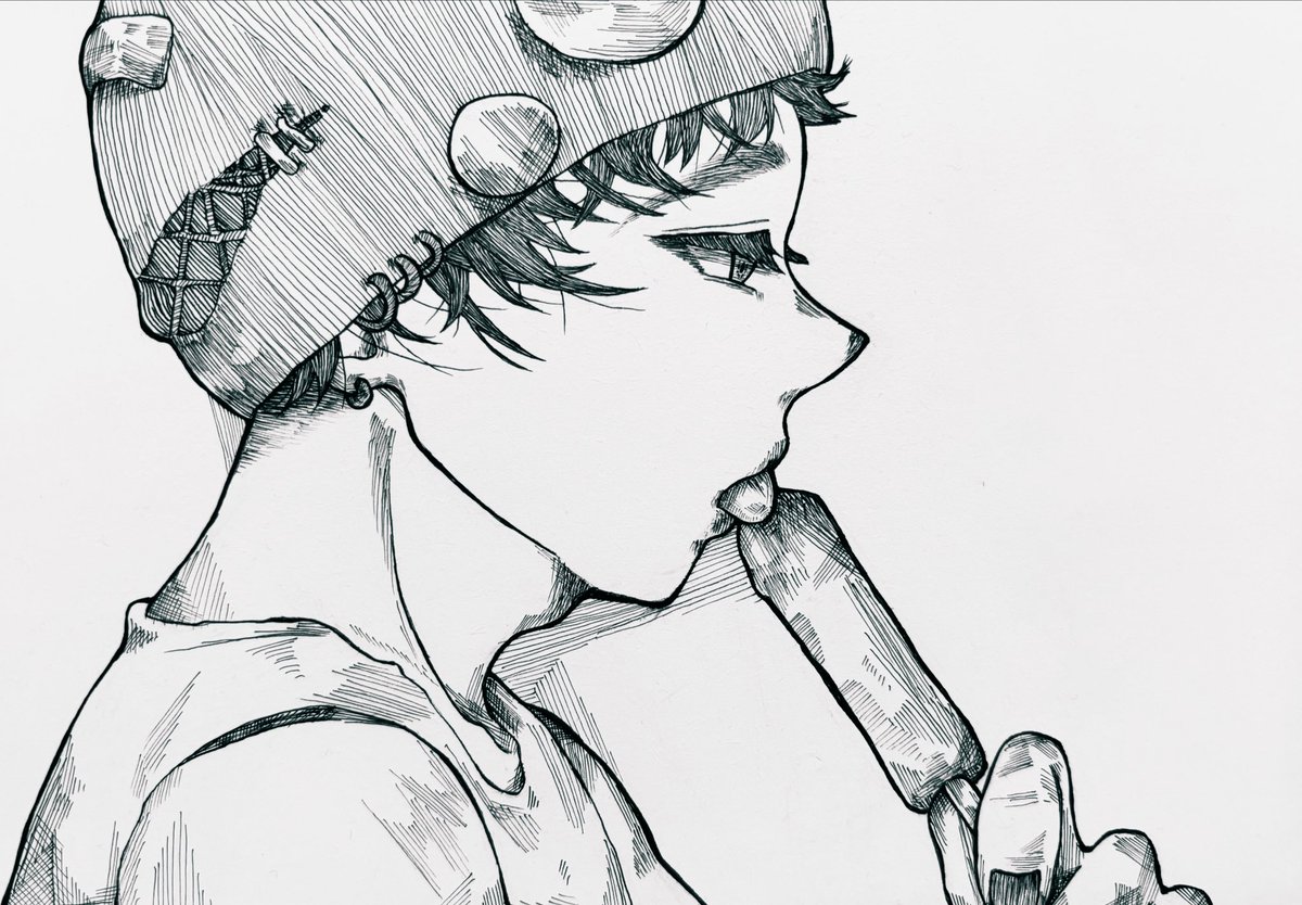 415yn511's tweet photo. ラクガキカキカキ

#drawing #illustration #イラスト #絵 #アナログ #ラクガキ #落書き #絵描き https://t.co/J48Ry6ua5N
