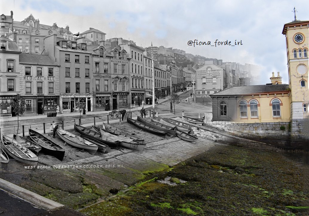 IrishFamilyDetective on Bluesky (see link in Bio) (@fiona_forde_irl) on Twitter photo Timewarp photo of West Beach #Cobh #Cork then (early 1900s) & now (2019) #TimewarpCork <a href="/CobhTourism/">Cobh Tourism</a> <a href="/CobhHarCham/">Cobh&Harbour Chamber</a> B&W photo NLI Timewarp photo of West Beach #Cobh #Cork then (early 1900s) & now (2019) #TimewarpCork <a href="/CobhTourism/">Cobh Tourism</a> <a href="/CobhHarCham/">Cobh&Harbour Chamber</a> B&W photo NLI